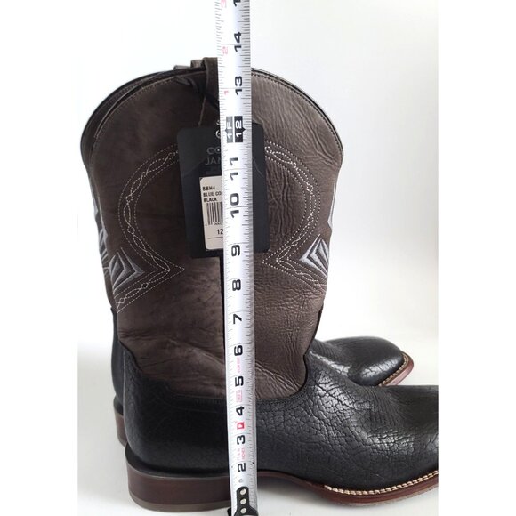 Cody James Mens Blue Collection Western Boots Sq Toe Sz 12 D Black BBH4 NWOB main image 7